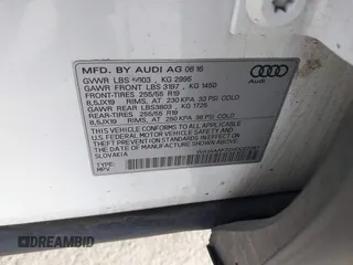 2017 Audi Q7 Premium with VIN WA1AAAF72HD022267, listed as a IAAI auction lot 41505690 with 90,475 mi miles and . Bid and sale history available at DreamBid. Image 9.