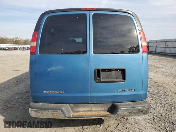 2006 Chevrolet Express Passenger with VIN 1GAHG39U261200900, listed as a Copart auction lot 81040404 with 68,221 mi miles and Salvage title. Bid and sale history available at DreamBid. Image 6.