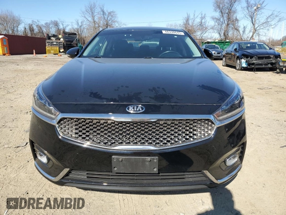 2017 Kia Cadenza Premium with VIN KNALB4J17H5046720, listed as a Copart auction lot 48330645 with 77,930 mi miles and Salvage Title. Bid and sale history available at carsss.com. Image 5.