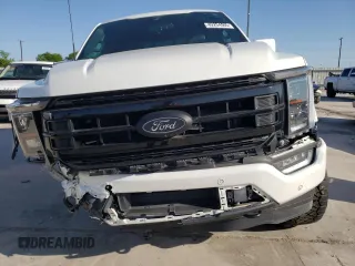 2023 Ford F-150 XL with VIN 1FTFW1EDXPFA18975, listed as a Copart auction lot 49254565 with 15,647 mi miles and Salvage Title. Bid and sale history available at carsss.com. Image 5.
