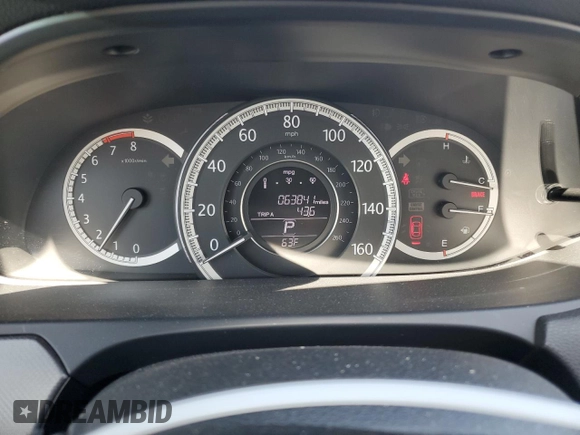 2015 Honda Accord Sedan LX with VIN 1HGCR2F33FA167831, listed as a Copart auction lot 51543305 with 63,841 mi miles and Salvage Title. Bid and sale history available at carsss.com. Image 9.
