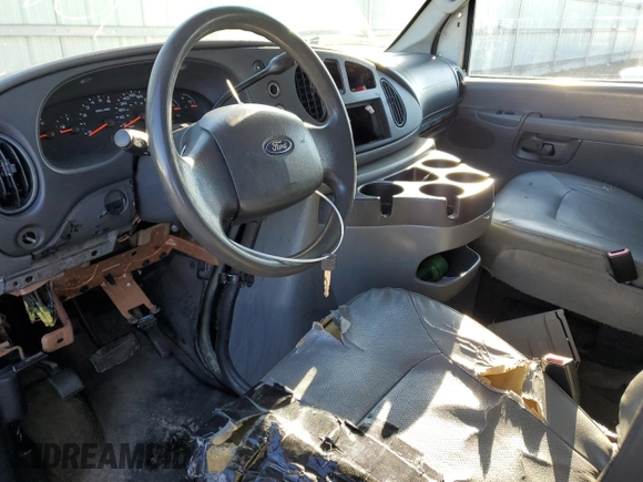 2008 Ford Econoline Passenger XL with VIN 1FBNE31LX8DB16560, listed as a Copart auction lot 80282833 with Not Provided miles and Salvage Title. Bid and sale history available at DreamBid. Image 8.