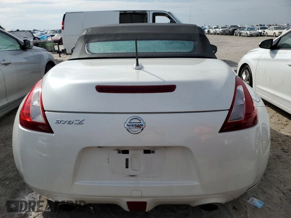 2014 Nissan 370Z Touring with VIN JN1AZ4FH8EM621259, listed as a Copart auction lot 77571454 with Not Provided miles and Salvage Title. Bid and sale history available at DreamBid. Image 6.