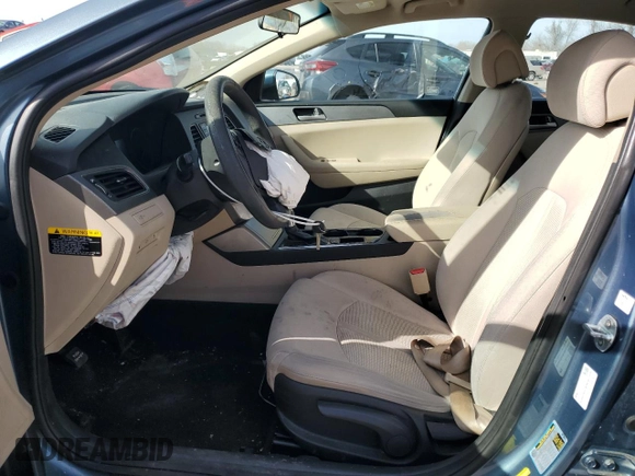 2017 Hyundai Sonata 2.4L with VIN 5NPE24AF6HH519756, listed as a Copart auction lot 43437625 with 98,397 mi miles and Salvage Title. Bid and sale history available at carsss.com. Image 7.