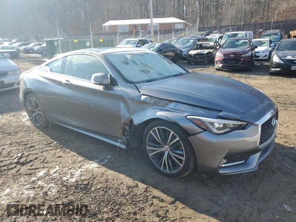 2017 Infiniti Q60 Premium z VIN JN1CV7EL6HM320909, wystawiony jako Copart lot #88291395 z przebiegiem Nie podano mil oraz Szkoda całkowita • Salvage title. Historia ofert i sprzedaży dostępna na DreamBid. Obrazek 4.