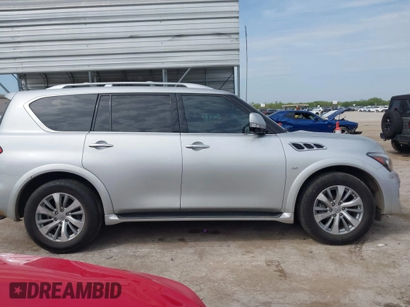 2017 Infiniti QX80 with VIN JN8AZ2NF3H9644820, listed as a IAAI auction lot 42246540 with 142,342 mi miles and . Bid and sale history available at DreamBid. Image 14.