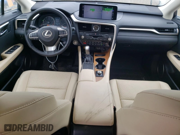 2021 Lexus RX 350 with VIN 2T2HZMDA8MC260110, listed as a Copart auction lot 58563605 with 46,894 mi miles and Salvage title. Bid and sale history available at DreamBid. Image 8.