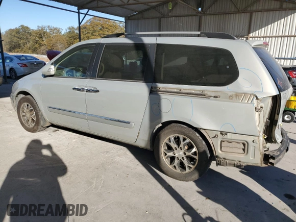 2014 Kia Sedona EX with VIN KNDMH4C71E6550046, listed as a Copart auction lot 84015154 with 170,568 mi miles and Salvage Title. Bid and sale history available at carsss.com. Image 2.