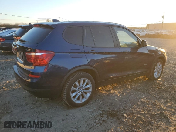 2016 BMW X3 xDrive28i with VIN 5UXWX9C51G0D81452, listed as a Copart auction lot 88480705 with 122,493 mi miles and Salvage Title. Bid and sale history available at carsss.com. Image 3.