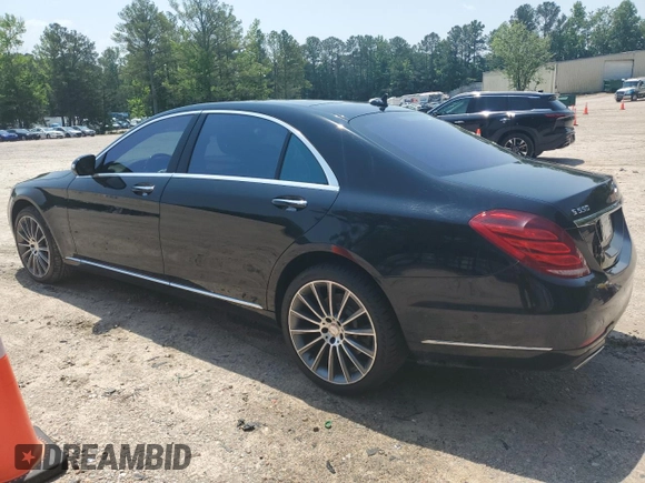 2015 Mercedes-Benz S 550 with VIN WDDUG8FB6FA092891, listed as a Copart auction lot 56431905 with 164,664 mi miles and Salvage title. Bid and sale history available at DreamBid. Image 2.
