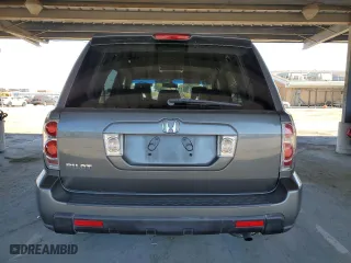 2007 Honda Pilot EX-L with VIN 5FNYF28667B024000, listed as a Copart auction lot 47191975 with 195,841 mi miles and Clean Title. Bid and sale history available at carsss.com. Image 6.