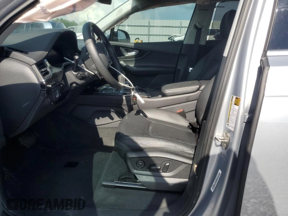 2019 Audi Q7 Premium Plus with VIN WA1LAAF73KD037473, listed as a Copart auction lot 58695665 with 33,707 mi miles and Non repairable. Bid and sale history available at DreamBid. Image 7.