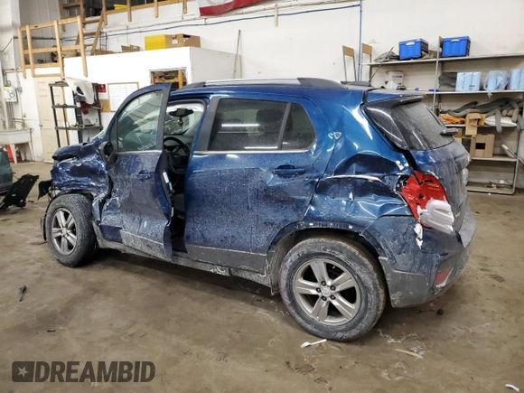 2019 Chevrolet Trax LT with VIN 3GNCJLSB2KL249987, listed as a Copart auction lot 46003995 with 112,276 mi miles and Non Repairable. Bid and sale history available at carsss.com. Image 2.