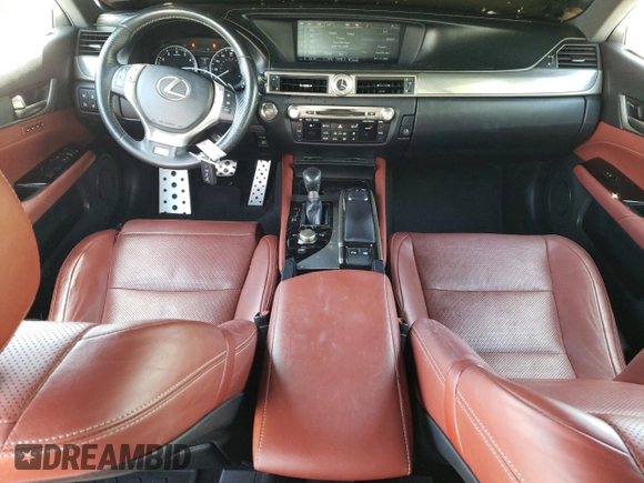2014 Lexus GS 350 with VIN JTHCE1BL1E5027406, listed as a Copart auction lot 75619474 with 125,109 mi miles and Salvage Title. Bid and sale history available at carsss.com. Image 8.