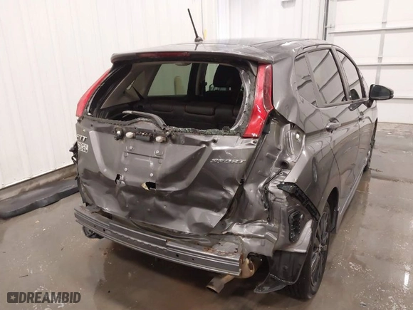 2018 Honda Fit Sport with VIN 3HGGK5H63JM722478, listed as a IAAI auction lot 41887339 with 67,262 mi miles. Bid and sale history available at carsss.com. Image 6.