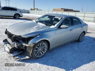 2014 Cadillac CTS Luxury AWD with VIN 1G6AX5SX8E0161908, listed as a Copart auction lot 45717965 with 112,984 mi miles and Salvage Title. Bid and sale history available at DreamBid. Image 1.