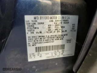 2004 Ford Escape XLT with VIN 1FMYU03134KB25107, listed as a Copart auction lot 88795295 with 231,596 mi miles and Salvage Title. Bid and sale history available at carsss.com. Image 12.
