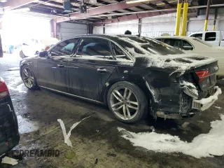 2015 Audi A8 L 4.0T with VIN WAU32AFD4FN007436, listed as a Copart auction lot 89020695 with 0 mi miles and Salvage Title. Bid and sale history available at carsss.com. Image 2.
