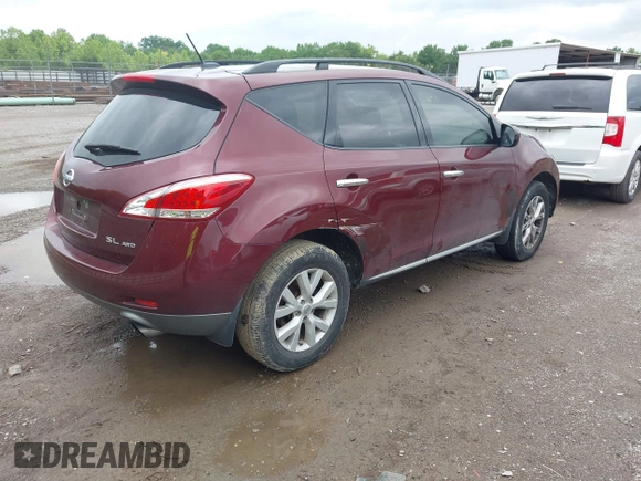 2012 Nissan Murano SV с VIN JN8AZ1MW1CW213141, выставлен на аукционе IAAI как лот 42356693 с пробегом 191 513 миль миль и . История ставок и продаж доступна на DreamBid. Изображение 4.