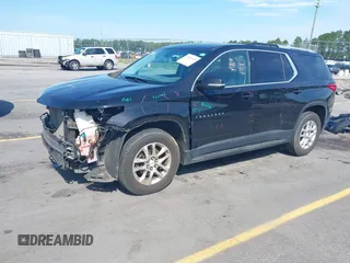 2018 Chevrolet Traverse LT Cloth with VIN 1GNERGKW3JJ138334, listed as a IAAI auction lot 42422939 with 98,060 mi miles and . Bid and sale history available at DreamBid. Image 2.