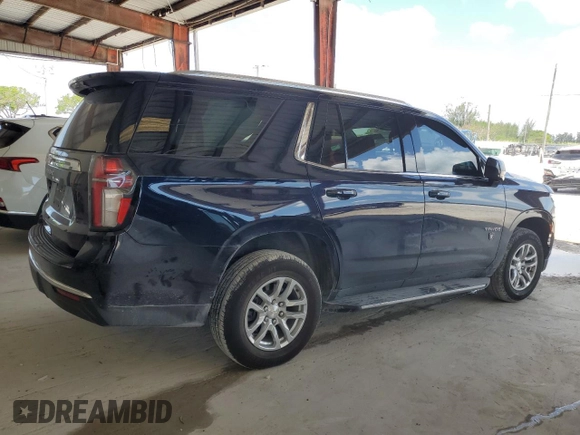 2021 Chevrolet Tahoe LS с VIN 1GNSCMKD0MR392607, выставлен на аукционе Copart как лот 57704715 с пробегом 57 507 миль миль и Списание • Salvage title. История ставок и продаж доступна на DreamBid. Изображение 3.