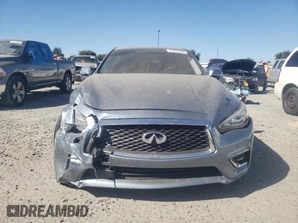 2018 Infiniti Q50 3.0t LUXE with VIN JN1EV7AP9JM352079, listed as a Copart auction lot 71255704 with 54,931 mi miles and Salvage Title. Bid and sale history available at carsss.com. Image 5.