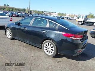 2016 Kia Optima LX with VIN 5XXGT4L31GG003274, listed as a IAAI auction lot 42033788 with 1 mi miles. Bid and sale history available at carsss.com. Image 3.