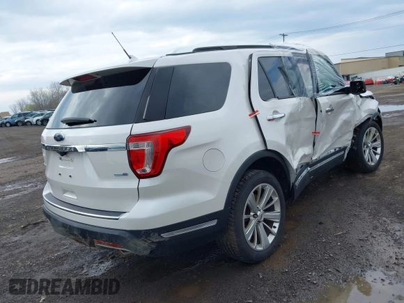 2018 Ford Explorer Limited with VIN 1FM5K8FH0JGC82723, listed as a IAAI auction lot 41983537 with 101,487 mi miles and . Bid and sale history available at carsss.com. Image 4.