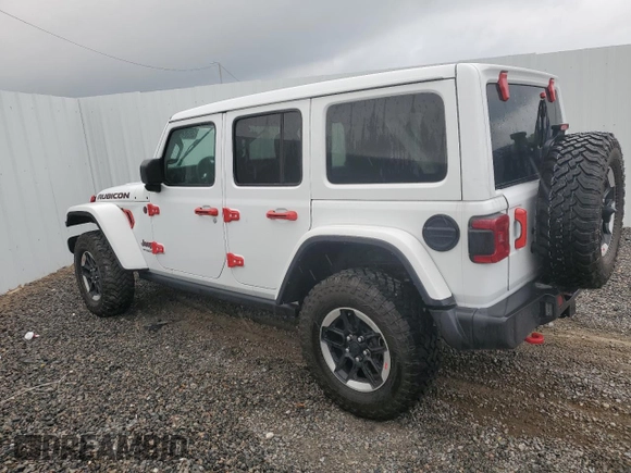 2021 Jeep Wrangler Unlimited Rubicon with VIN 1C4HJXFG9MW730828, listed as a Copart auction lot 45523055 with Not Provided miles and Clean Title. Bid and sale history available at DreamBid. Image 2.