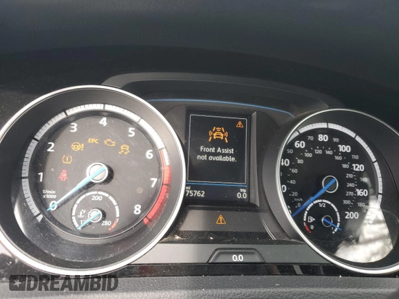 2017 Volkswagen Golf с VIN WVWWF7AU5HW109999, выставлен на аукционе Copart как лот 53265175 с пробегом 75 762 миль миль и Чистый • Clean title. История ставок и продаж доступна на DreamBid. Изображение 9.