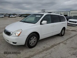 2012 Kia Sedona LX with VIN KNDMG4C75C6416415, listed as a Copart auction lot 51578585 with 115,296 mi miles and Salvage Title. Bid and sale history available at DreamBid. Image 1.