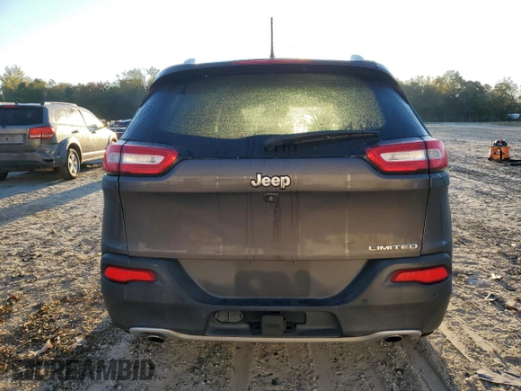 2014 Jeep Cherokee Limited with VIN 1C4PJLDS4EW298873, listed as a Copart auction lot 76971764 with 34,575 mi miles and Salvage Title. Bid and sale history available at carsss.com. Image 6.
