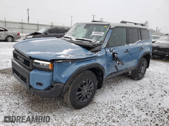 2025 Toyota Land Cruiser 1958 Edition z VIN JTEABFAJ3SK028208, wystawiony jako Copart lot #44599365 z przebiegiem 1 873 mil mil oraz Szkoda całkowita • Salvage title. Historia ofert i sprzedaży dostępna na DreamBid. Obrazek 1.