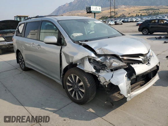 2019 Toyota Sienna LE with VIN 5TDJZ3DC4KS216224, listed as a Copart auction lot 66791514 with 90,306 mi miles and Salvage Title. Bid and sale history available at carsss.com. Image 4.