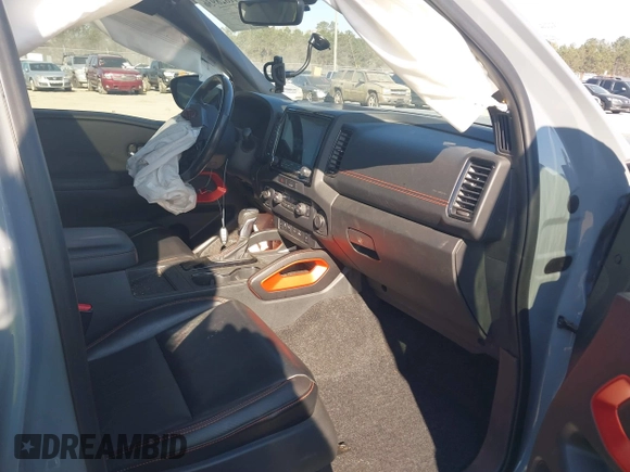 2023 Nissan Frontier Pro-4X with VIN 1N6ED1EK7PN604374, listed as a IAAI auction lot 41828936 with 60,452 mi miles and . Bid and sale history available at DreamBid. Image 5.