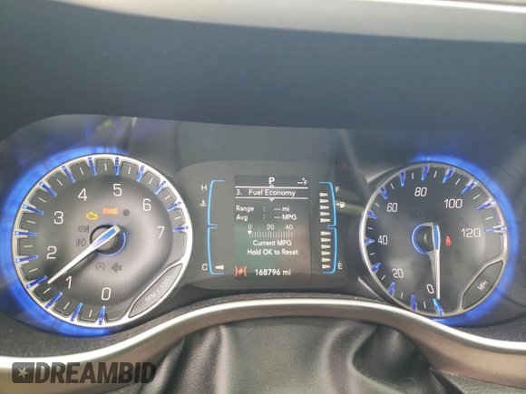 2017 Chrysler Pacifica Touring with VIN 2C4RC1DG8HR514367, listed as a Copart auction lot 60610805 with 168,796 mi miles and Non repairable. Bid and sale history available at DreamBid. Image 9.
