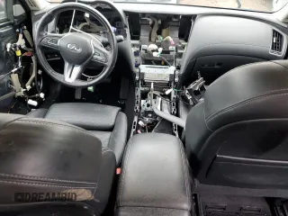 2020 Infiniti Q50 3.0t LUXE with VIN JN1EV7AR1LM254782, listed as a Copart auction lot 51922925 with Not Provided miles and Salvage Title. Bid and sale history available at carsss.com. Image 8.