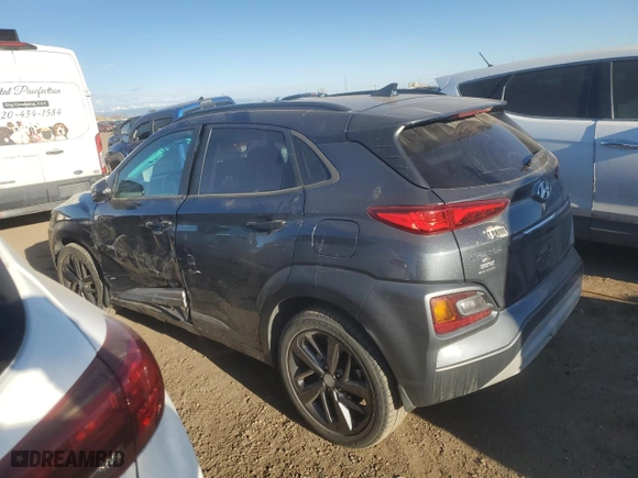 2019 Hyundai Kona Limited with VIN KM8K3CA58KU245941, listed as a Copart auction lot 49660465 with 66,806 mi miles and Salvage Title. Bid and sale history available at carsss.com. Image 2.