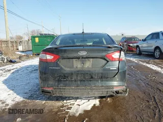 2014 Ford Fusion Titanium with VIN 3FA6P0K90ER336116, listed as a IAAI auction lot 41559792 with 132,852 mi miles. Bid and sale history available at carsss.com. Image 16.