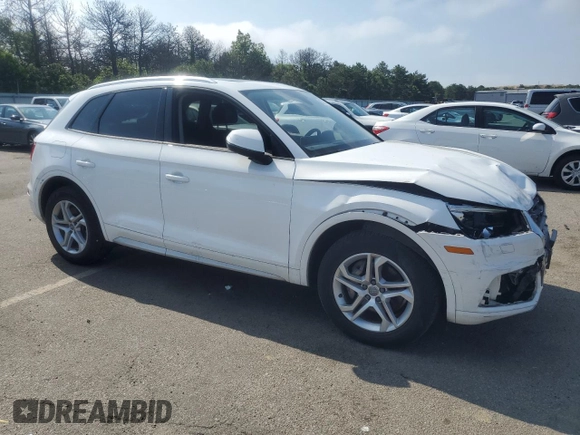 2018 Audi Q5 Premium with VIN WA1ANAFY7J2220888, listed as a Copart auction lot 63292765 with 34,350 mi miles and Salvage title. Bid and sale history available at DreamBid. Image 4.