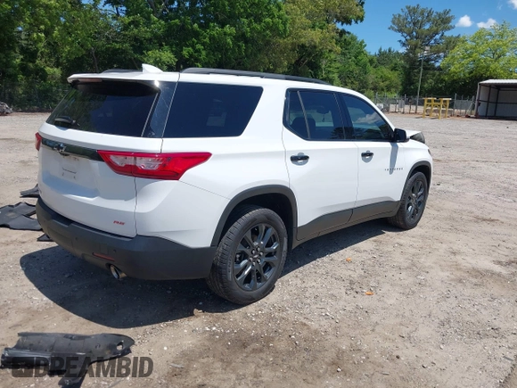 2020 Chevrolet Traverse RS with VIN 1GNERJKW9LJ298430, listed as a IAAI auction lot 42335631 with 129,241 mi miles and . Bid and sale history available at DreamBid. Image 4.