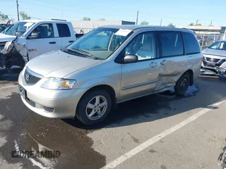2003 Mazda MPV LX with VIN JM3LW28A930359444, listed as a IAAI auction lot 41949297 with 189,346 mi miles. Bid and sale history available at carsss.com. Image 18.
