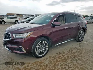 2017 Acura MDX Advance with VIN 5FRYD4H81HB015109, listed as a Copart auction lot 63743725 with 81,184 mi miles and Salvage title. Bid and sale history available at DreamBid. Image 1.