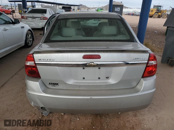 2006 Chevrolet Malibu LTZ with VIN 1G1ZU53866F245040, listed as a Copart auction lot 47761415 with 40,028 mi miles and Salvage Title. Bid and sale history available at DreamBid. Image 6.