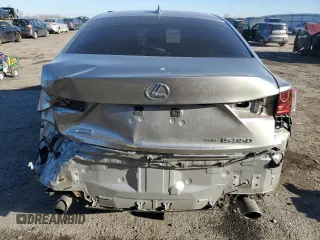 2016 Lexus IS 350 with VIN JTHCE1D26G5012360, listed as a Copart auction lot 43188765 with 54,553 mi miles and Salvage Title. Bid and sale history available at DreamBid. Image 6.