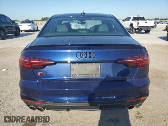 2022 Audi S4 Premium Plus z VIN WAUB4AF48NA017446, wystawiony jako Copart lot #48250505 z przebiegiem 47 634 mil mil oraz Nie do naprawy • Non repairable. Historia ofert i sprzedaży dostępna na DreamBid. Obrazek 6.