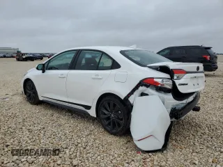 2025 Toyota Corolla SE with VIN 5YFS4MCE3SP224349, listed as a Copart auction lot 50809325 with 4,154 mi miles and Salvage Title. Bid and sale history available at carsss.com. Image 2.