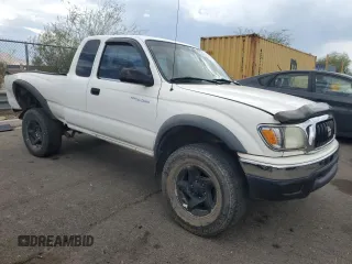 2002 Toyota Tacoma with VIN 5TEWM72NX2Z087098, listed as a Copart auction lot 63470295 with 193,784 mi miles and Salvage title. Bid and sale history available at DreamBid. Image 4.