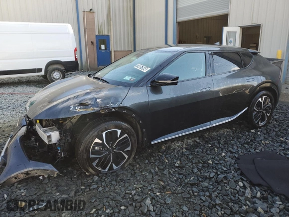2023 Kia EV6 Wind with VIN KNDC34LA7P5604075, listed as a Copart auction lot 79057564 with 18,087 mi miles and Clean Title. Bid and sale history available at carsss.com. Image 1.