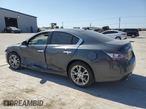 2012 Nissan Maxima SV with VIN 1N4AA5AP6CC860178, listed as a Copart auction lot 57083185 with 89,285 mi miles and Salvage title. Bid and sale history available at DreamBid. Image 2.